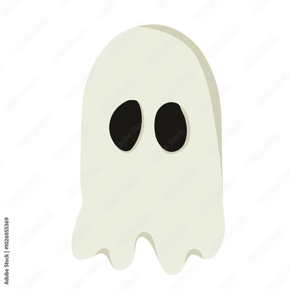 Cute Ghostly in Halloween Theme hand drawn for decoration element,PNG file no background Cute Ghostly in Halloween Theme hand drawn for decoration element,PNG file no background