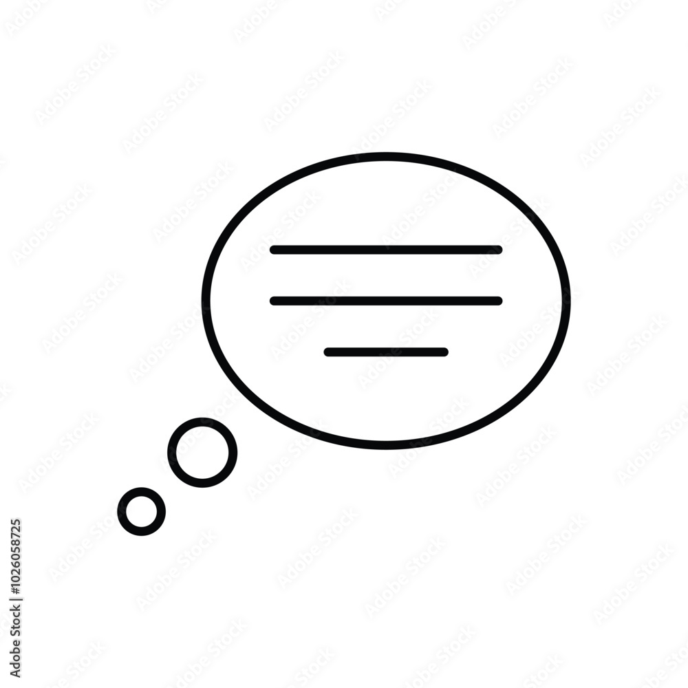 Conversation vector icons stock illustration Conversation vector icons stock illustration