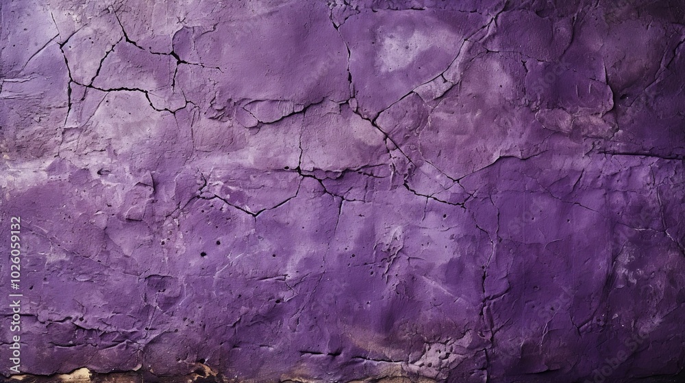An abstract pattern of deep purple hues on a weathered and aged surface, showcasing a network of intricate cracks that reveal the passage of time. An abstract pattern of deep purple hues on a weathered and aged surface, showcasing a network of intricate cracks that reveal the passage of time.