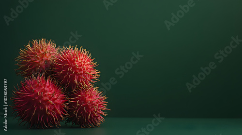 Spiky Rambutan Fruit