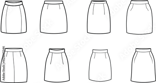 Skirt Styles: Pencil, A-Line, Pleated, and Straight