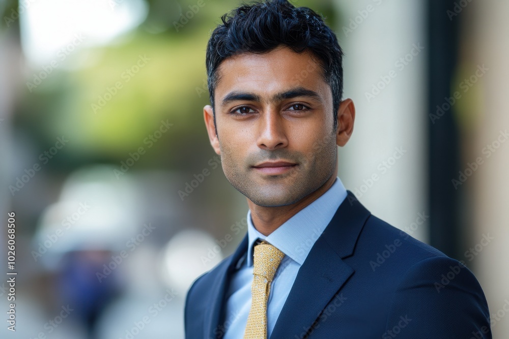 Confident Indian young businessman Confident Indian young businessman