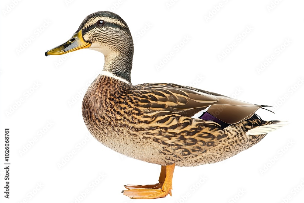 Duck (Cairina moschata) with clipping path Duck (Cairina moschata) with clipping path