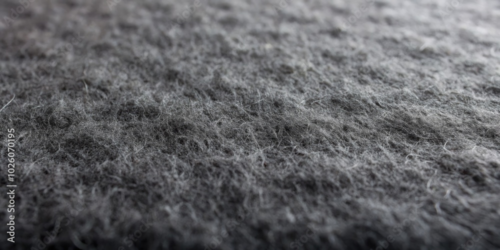 High-resolution abstract background displaying a dark grey felt surface texture. This full-frame image is perfect for art projects, adding depth to graphic design work.