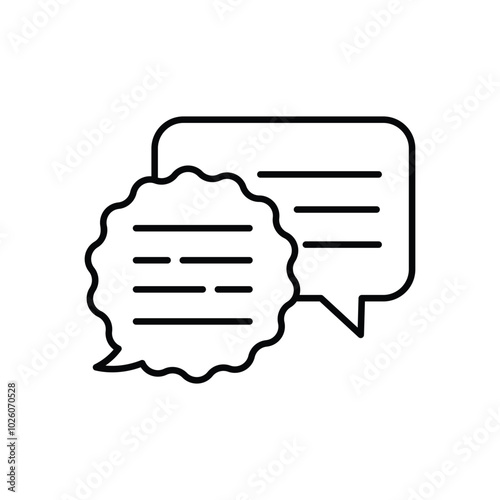 Commuication vector icons stock illustration