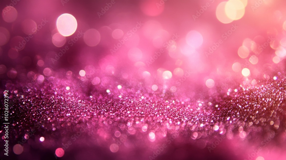 Sparkling Pink Bokeh Background Sparkling Pink Bokeh Background