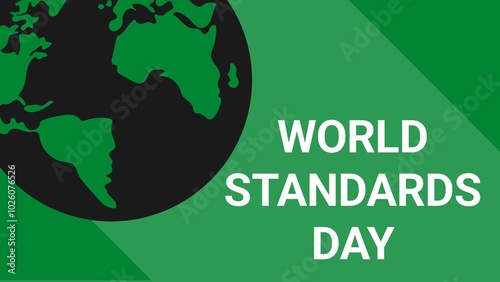 World Standards Day web banner design illustration  #1026076526