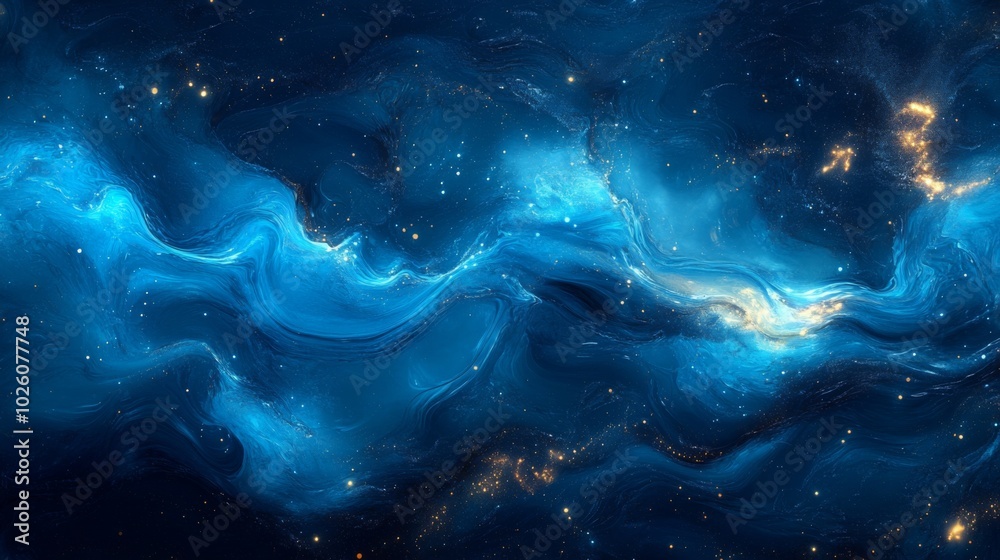 Fototapeta premium Mystical Cosmic Landscape