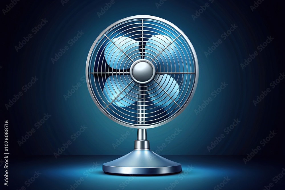 Table Fan Vector Icon Illustration for Modern Design Projects and Home Decor Table Fan Vector Icon Illustration for Modern Design Projects and Home Decor