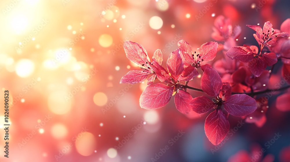 Beautiful Blossoms in a Soft, Blurred Background Beautiful Blossoms in a Soft, Blurred Background