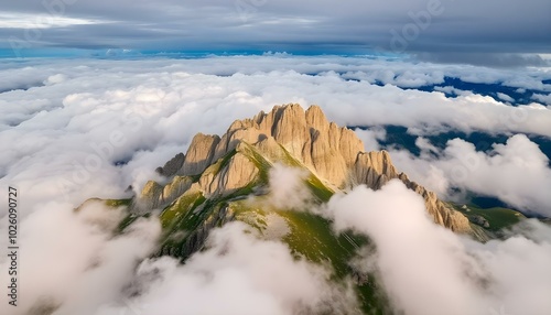 Monte Ragusela and Passo Giau in the Heart of the Italian Dolomites photo