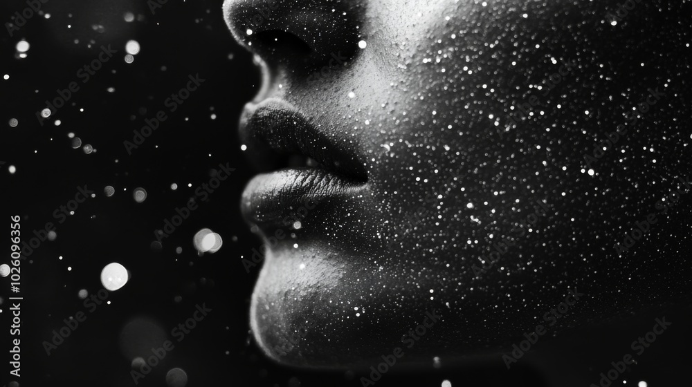 Glittering Elegance in Monochrome Glittering Elegance in Monochrome