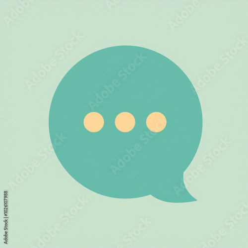 Bubble Chat Illustration Online Communication Concept