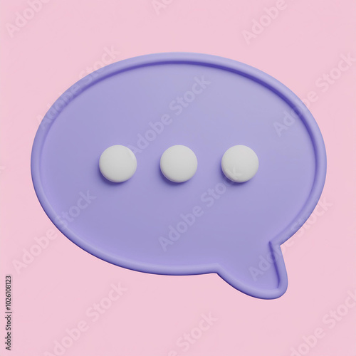 Bubble Chat Illustration Online Communication Concept