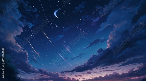 anime background romantic for valentine