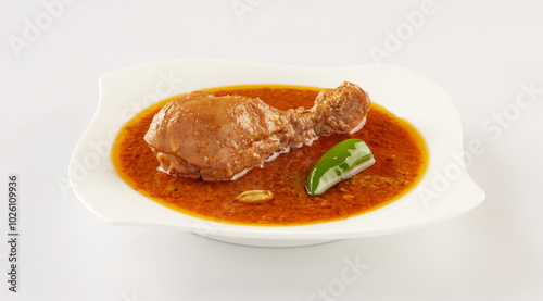 Chicken Korma or Chicken Qorma, a popular indian cuisine. photo