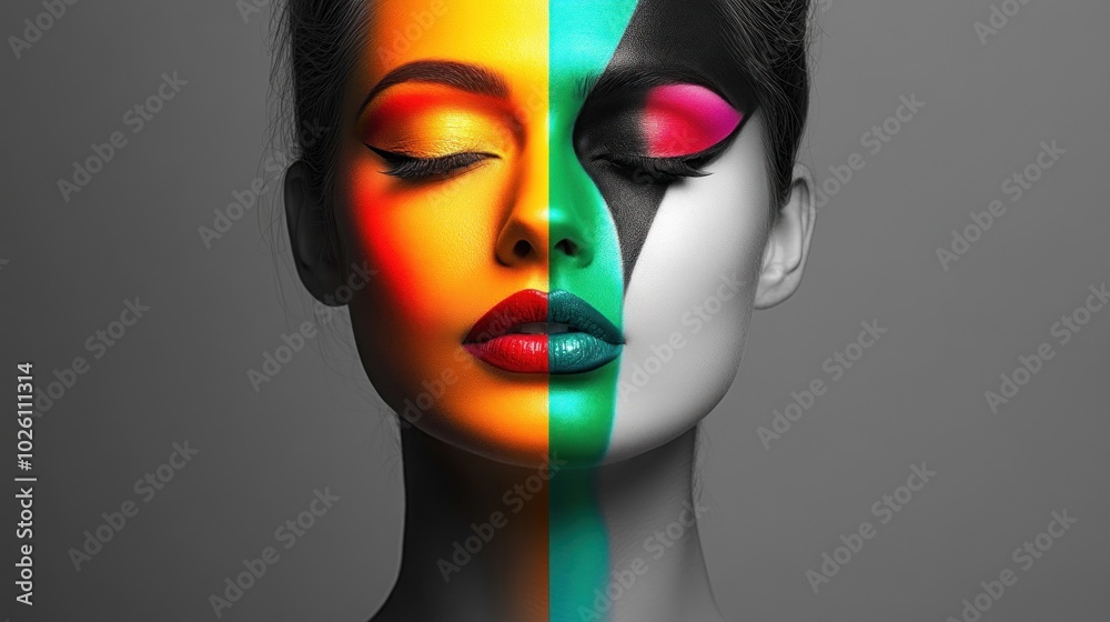 Colorful Face Paint Colorful Face Paint
