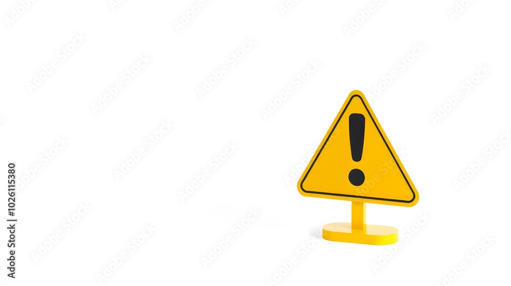 Yellow Warning Sign Yellow Warning Sign