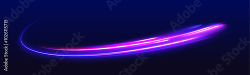 High tech lines, studio product, future cyberspace concept.	 Vector futuristic empty neon background.