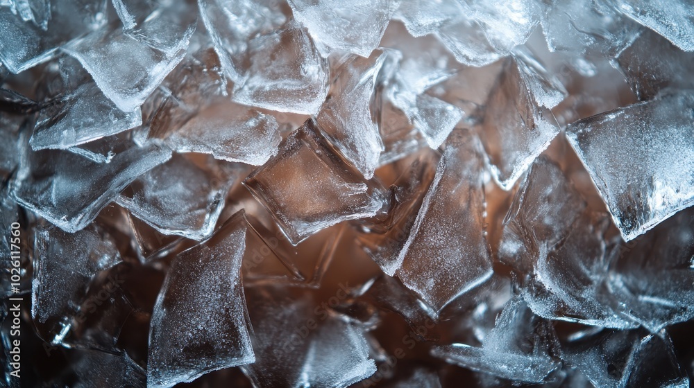 A beautifully captured close-up image of jagged ice formations, highlighting the clear, angular shapes and unique textures that characterize ice in its natural state. A beautifully captured close-up image of jagged ice formations, highlighting the clear, angular shapes and unique textures that characterize ice in its natural state.