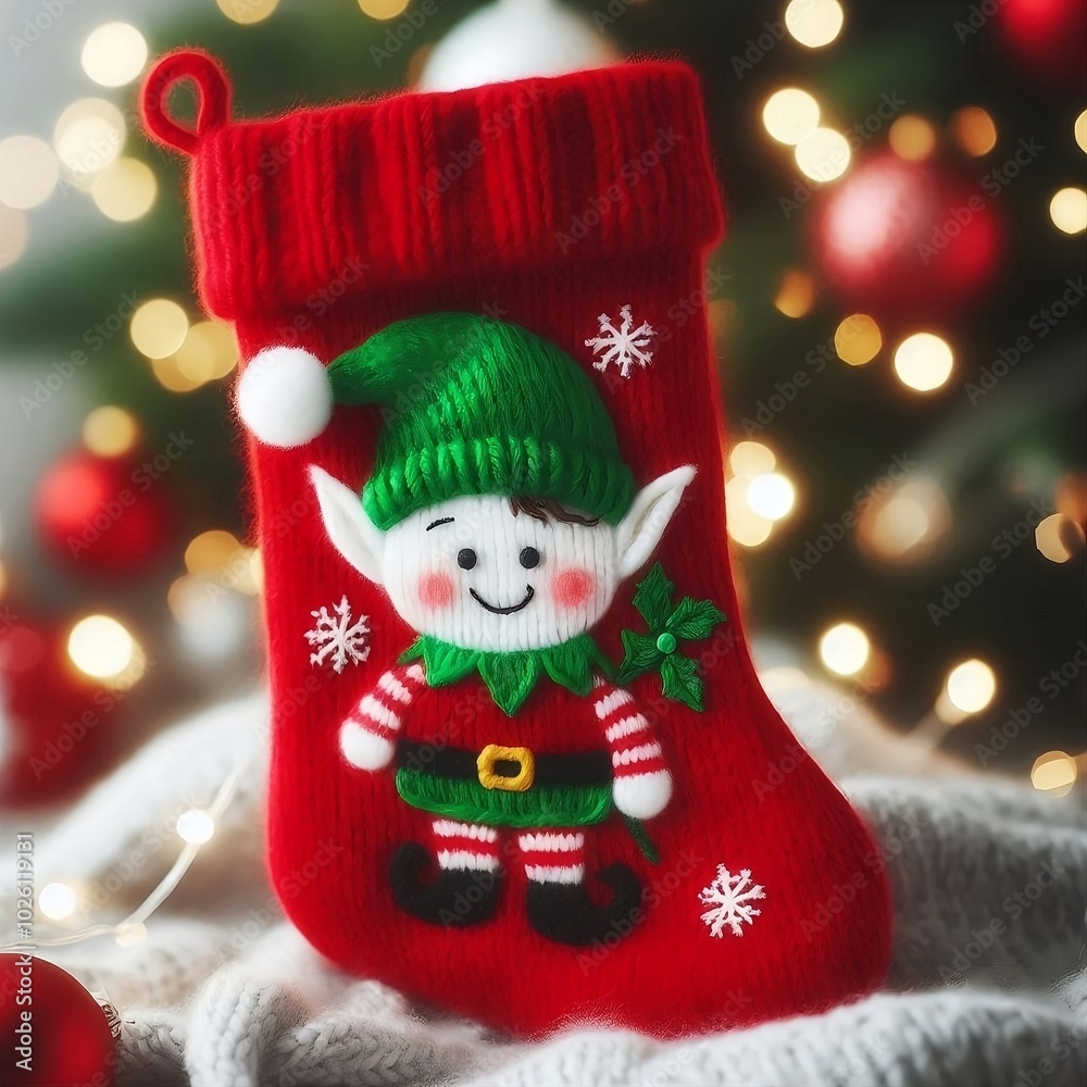 Décoration chaussette de Noël Décoration chaussette de Noël