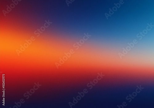 Dark blue orange red color gradient backdrop abstract banner design