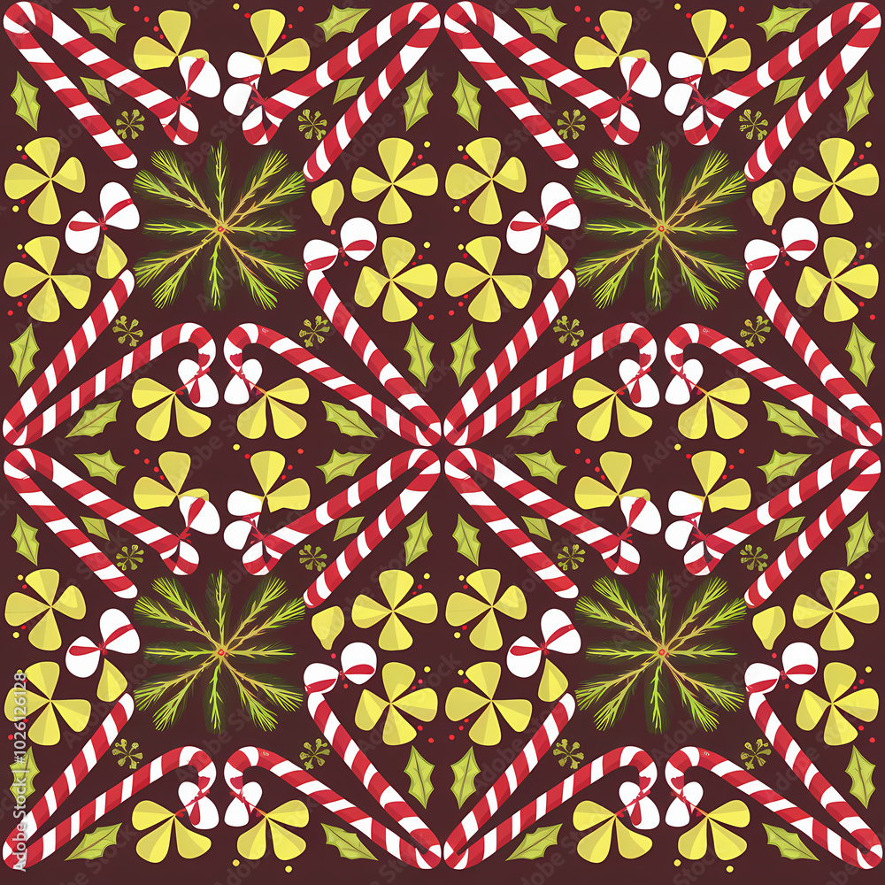 candy cane abstract Christmas pattern background candy cane abstract Christmas pattern background