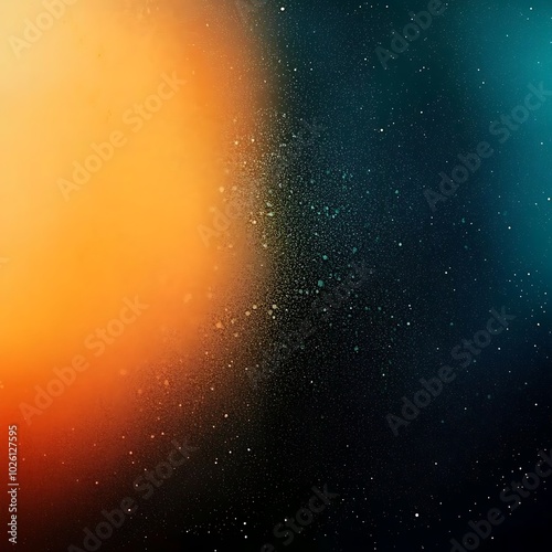 abstract light ORANGE AND blue background