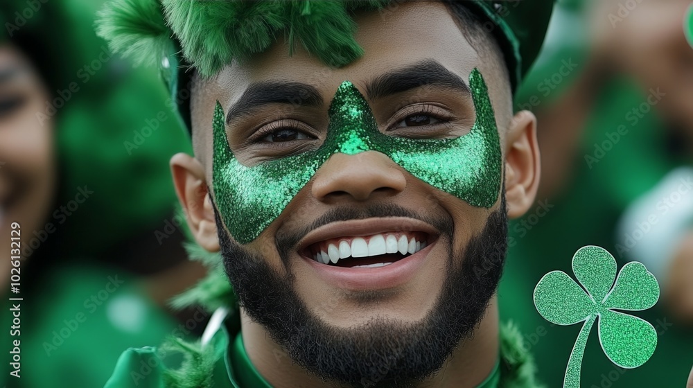 Radiant St. Patrick's Day Smile 