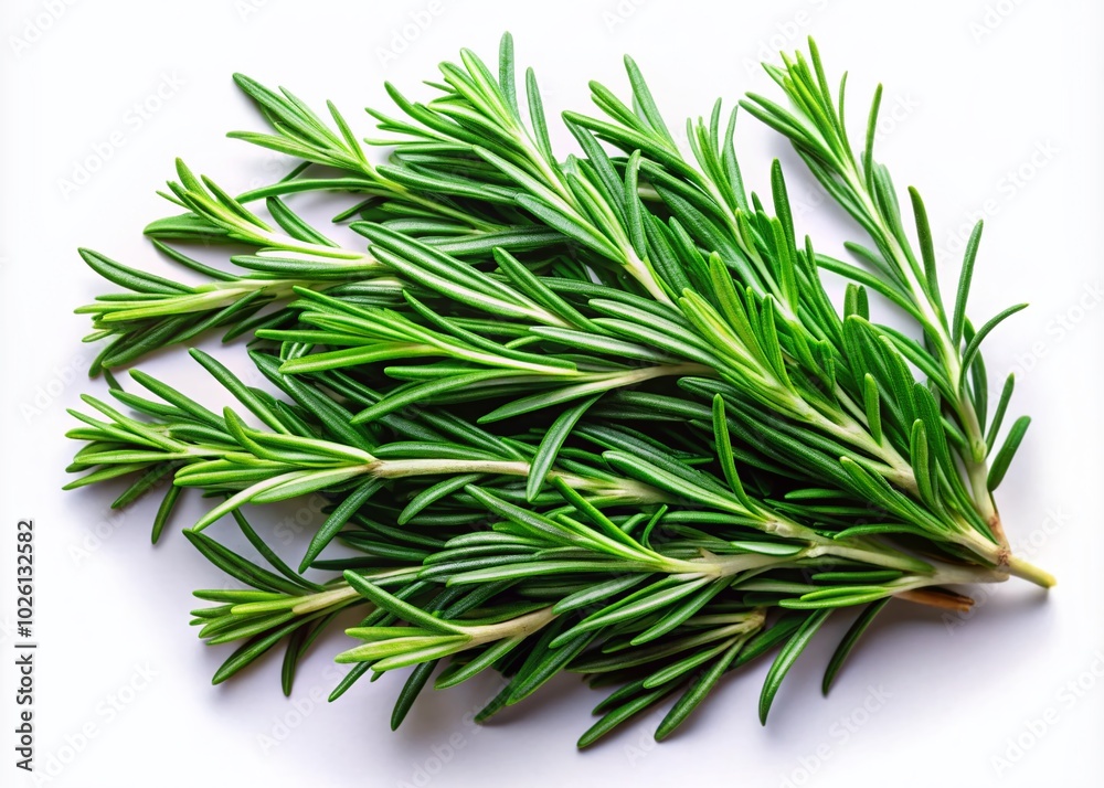 Rosemary Leaf Herbal Spices Isolated on Alpha Background - Tilt-Shift Photography Effect Rosemary Leaf Herbal Spices Isolated on Alpha Background - Tilt-Shift Photography Effect