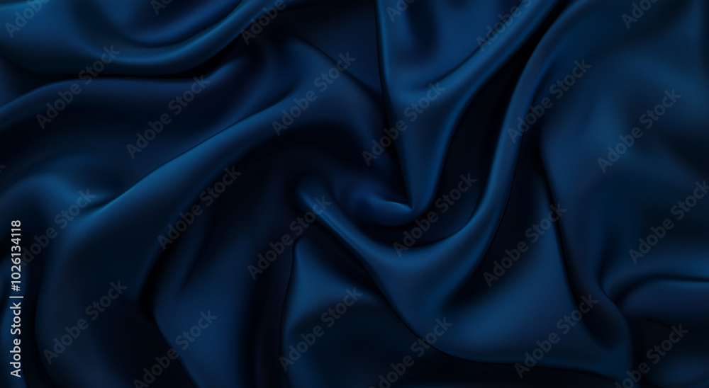 Dark blue satin background Dark blue satin background