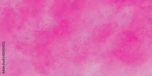 pink wall background. pink watercolor background painted empty smooth paper texture, Pink watercolor texture with fogg and clouds, abstract vintage seamless concrete dirty cement .