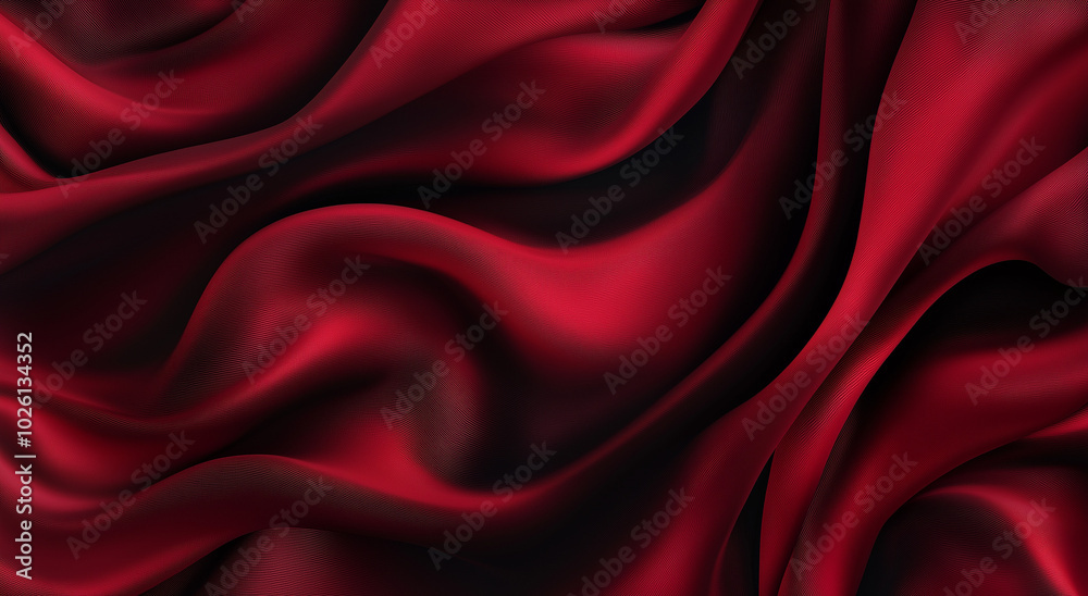 Obraz premium red silk background, flatly 
