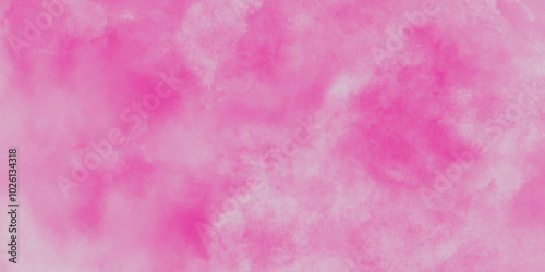 pink wall background. pink watercolor background painted empty smooth paper texture, Pink watercolor texture with fogg and clouds, abstract vintage seamless concrete dirty cement .