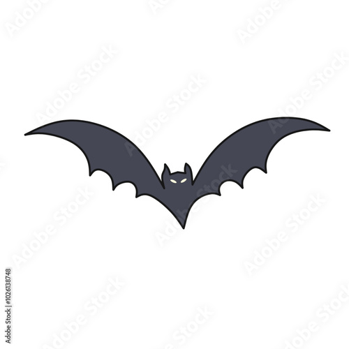 halloween bat and bats