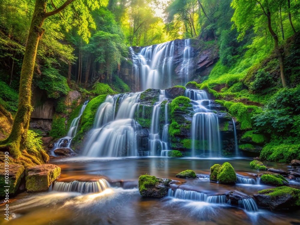 Soco Falls Waterfall in the Smoky Mountains - A Breathtaking Natural Wonder Soco Falls Waterfall in the Smoky Mountains - A Breathtaking Natural Wonder