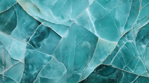 Wallpaper Mural Close-up of turquoise-colored abstract marble with natural veining patterns and irregular shapes, creating a textured and artistic surface Torontodigital.ca