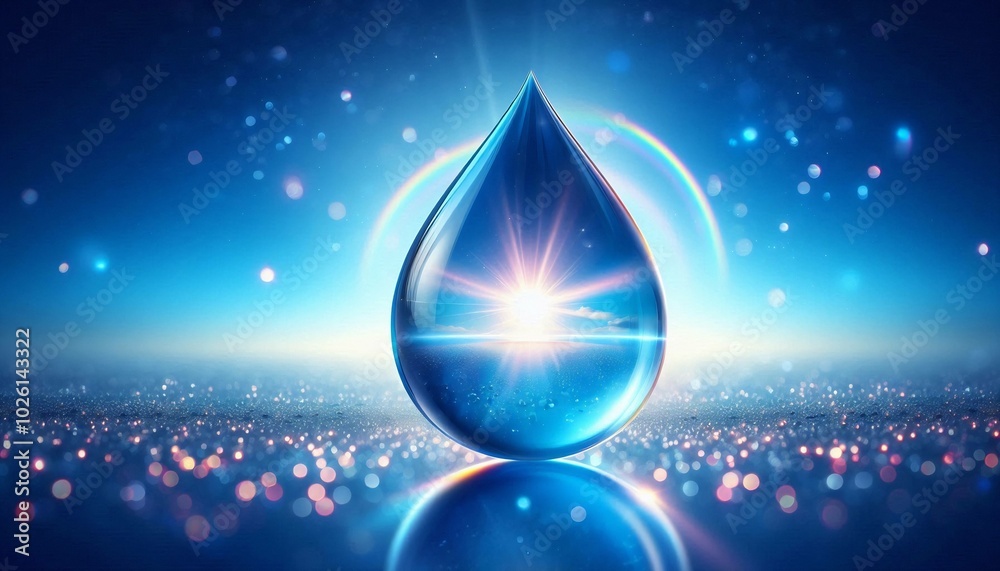 background with water drops