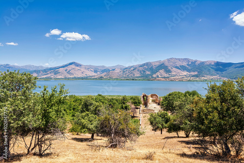 Ruins of the Basilica of Agios Achilleios, Lake Prespa photo