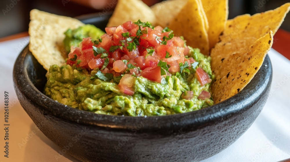 Guacamole with Chips.