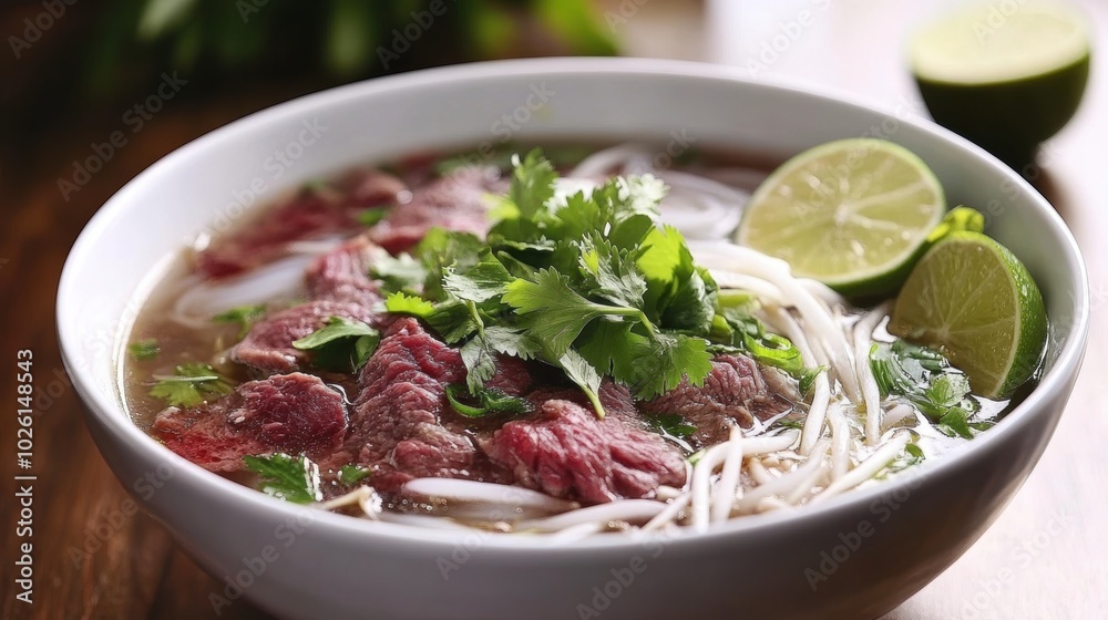 Beef Pho Soup Bowl. Beef Pho Soup Bowl.