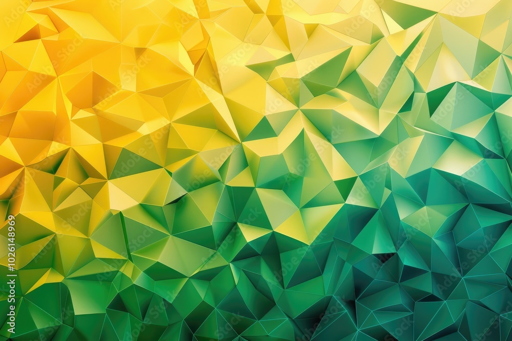 Abstract Green and Yellow Geometric Pattern Abstract Green and Yellow Geometric Pattern