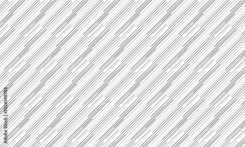 abstract simple black white thin line diagonal pattern can be used background.