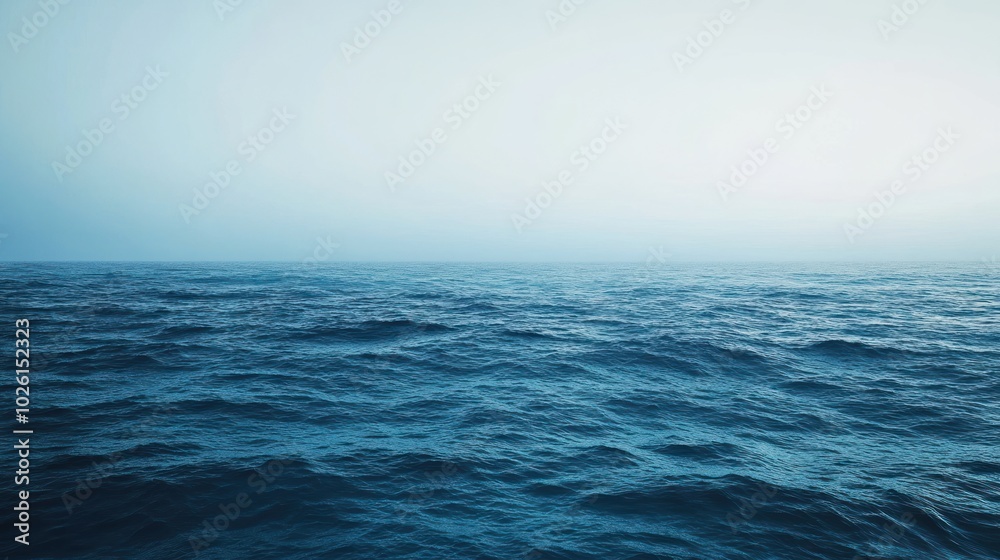 Deep blue ocean background Often used in marine-related designs or calming visuals, great for travel, eco-tourism, or conservation campaigns.