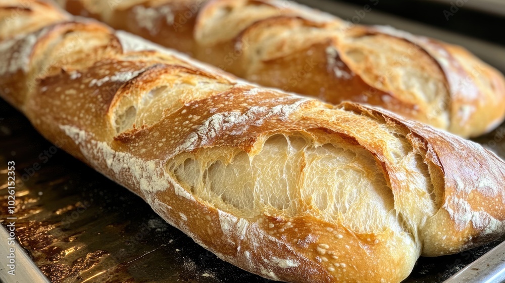Freshly Baked Baguettes. Freshly Baked Baguettes.