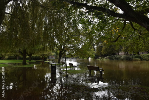 the floods at Stratford-upon-Avon autumn 2024