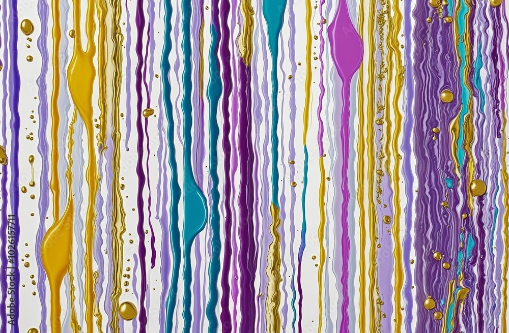 Vibrant Abstract Design with Dripping Shapes and Lavender, Cyan, MistyRose, Gold, and Goldenrod Vibrant Abstract Design with Dripping Shapes and Lavender, Cyan, MistyRose, Gold, and Goldenrod