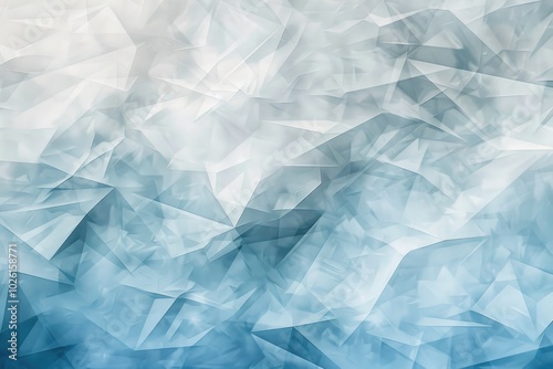 Wallpaper Mural Abstract Geometric Pattern with Intersecting Blue Polygons Torontodigital.ca