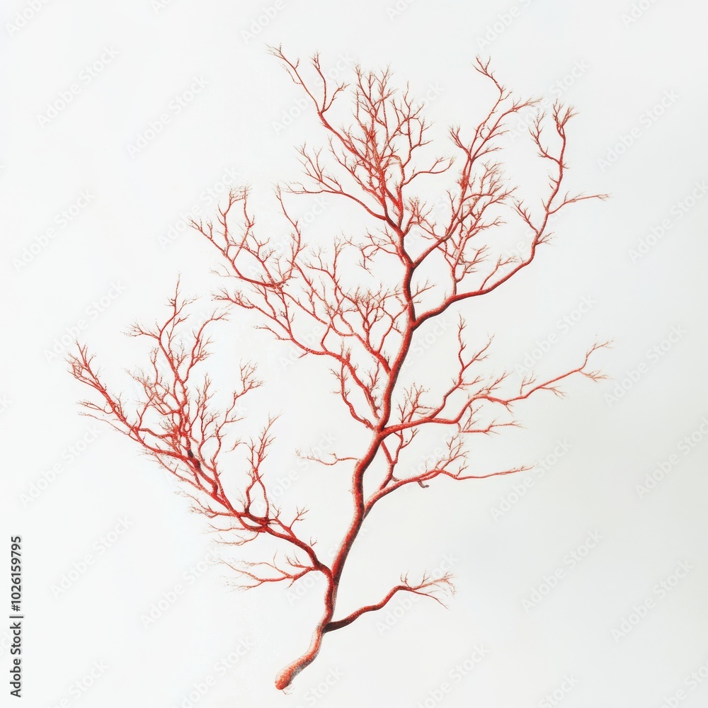 Fototapeta premium wide realistic coral twig