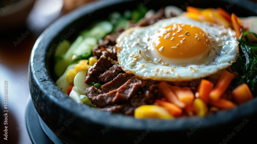 Korean Bibimbap Bowl. Korean Bibimbap Bowl.